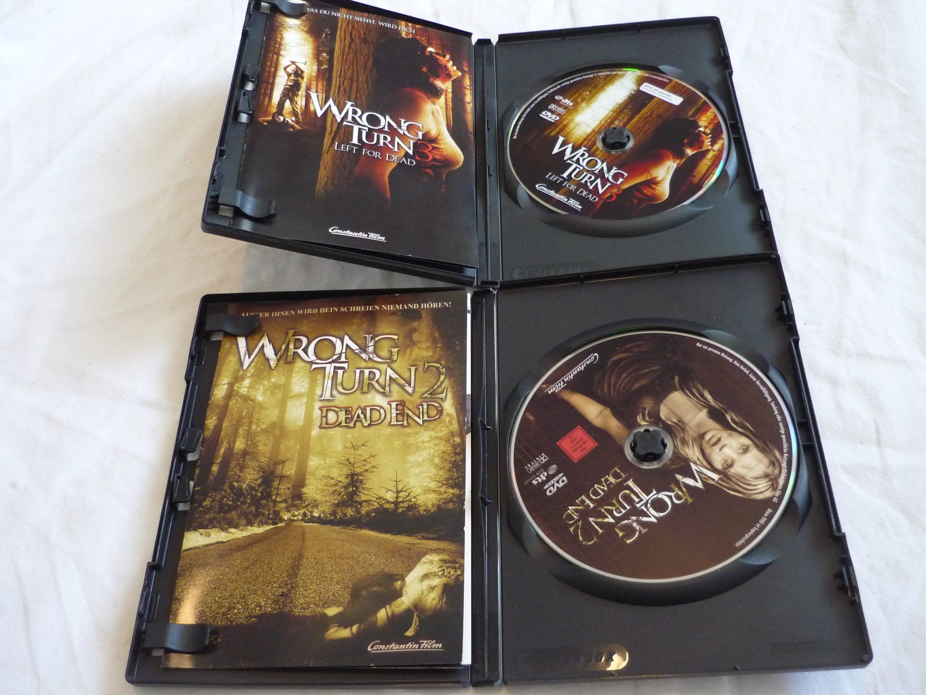 Alle DVDs: 2x DVD Horror - Wron Turn 2 + 3 – Gebraucht aus Beringen von zzRegal 3