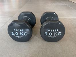 DOMYOS Hantelset 2 × 3 kg