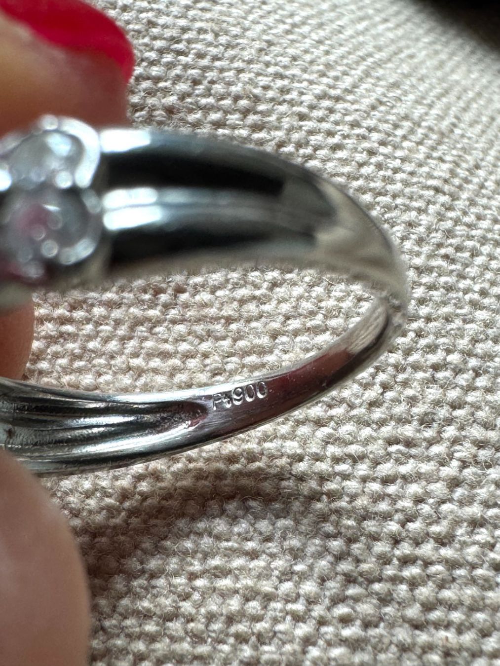 Ringe: 1ct Karat Diamant Ring aus Platin – Gebraucht aus Kriens von hannaandkiko 9
