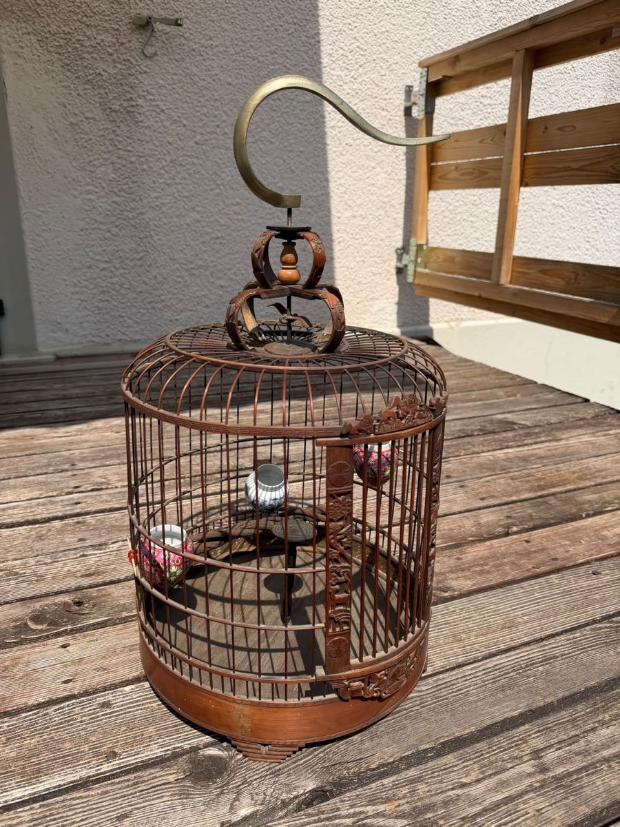 Tutte le decorazioni: schöner, alter, chinesischer Vogelkäfig  – Usato da Wetzikon ZH venduto da seli03