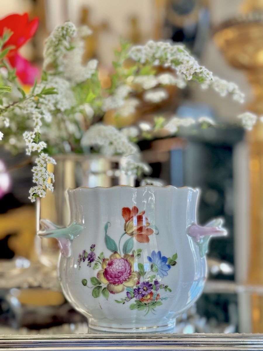 Vasi per fiori: Dresden cache pot décor floral – Usato da Courtaman venduto da sultan16 1