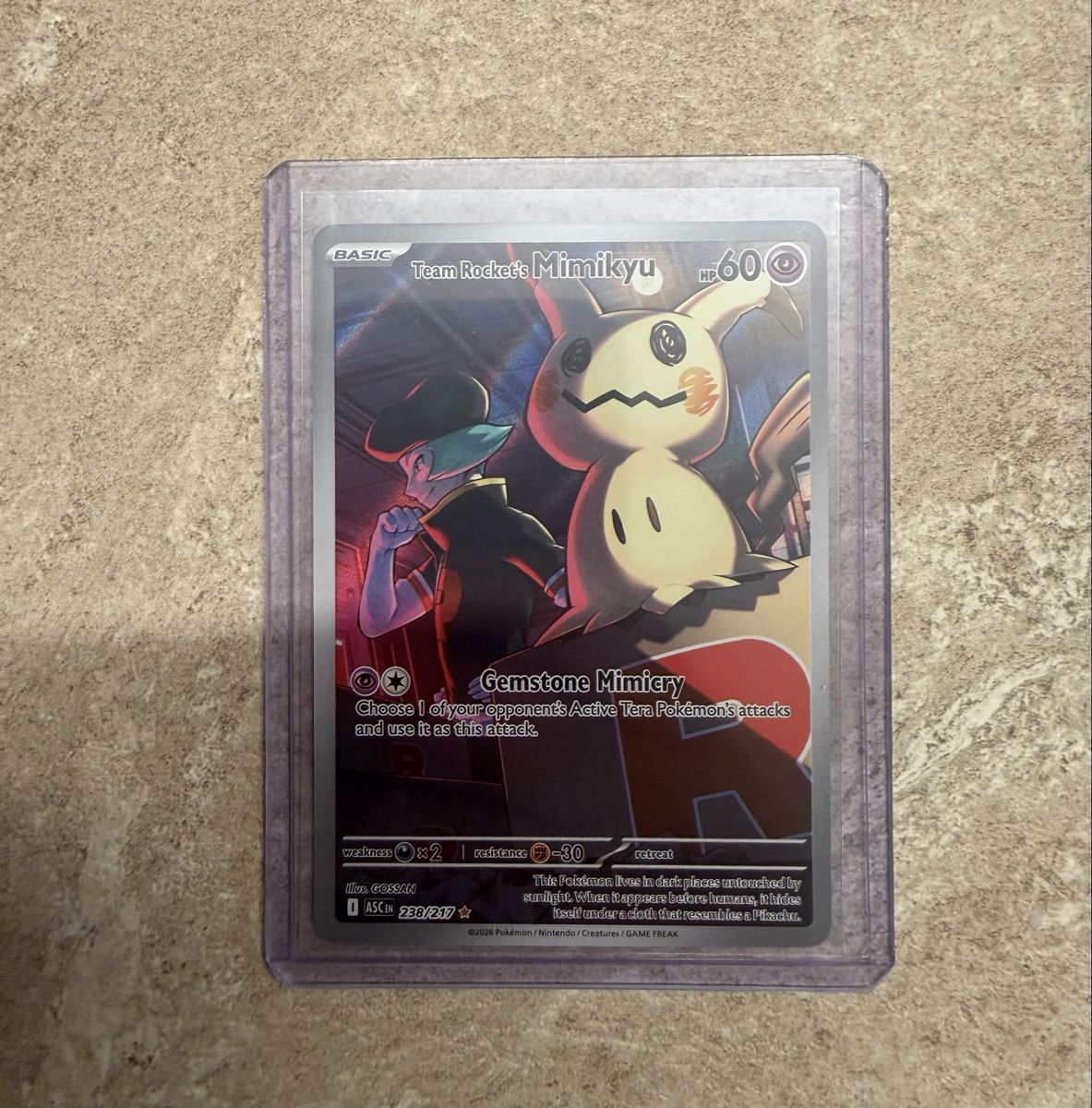 Pokémon Carte collezionabili: Pokemon Team Rocket's Mimikyu 238/217 EN – Nuovo (secondo la descrizione) da Lenzburg venduto da kri_8qbq
