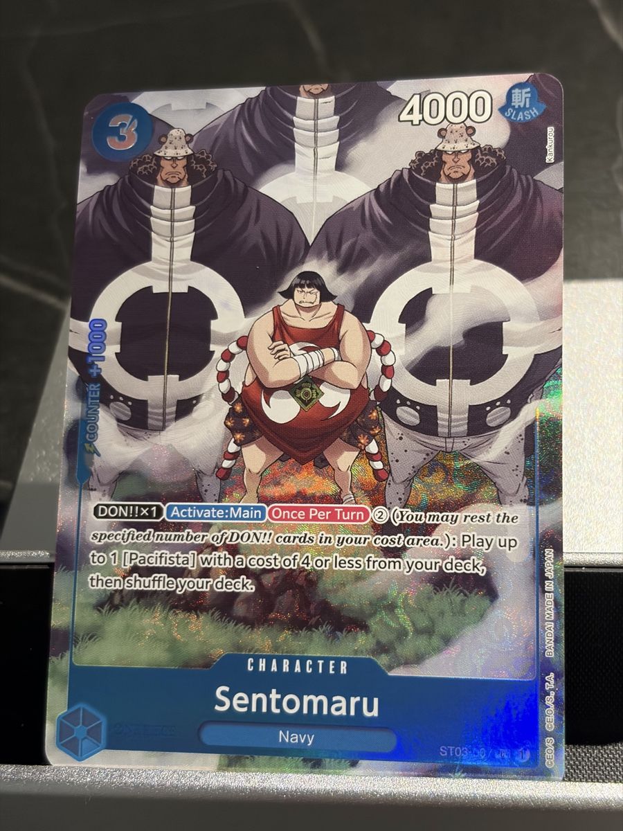 Bandai Carte collezionabili: One Piece ST03-007 Sentomaru, Englisch – Nuovo (secondo la descrizione) da St. Gallen venduto da cambitcg