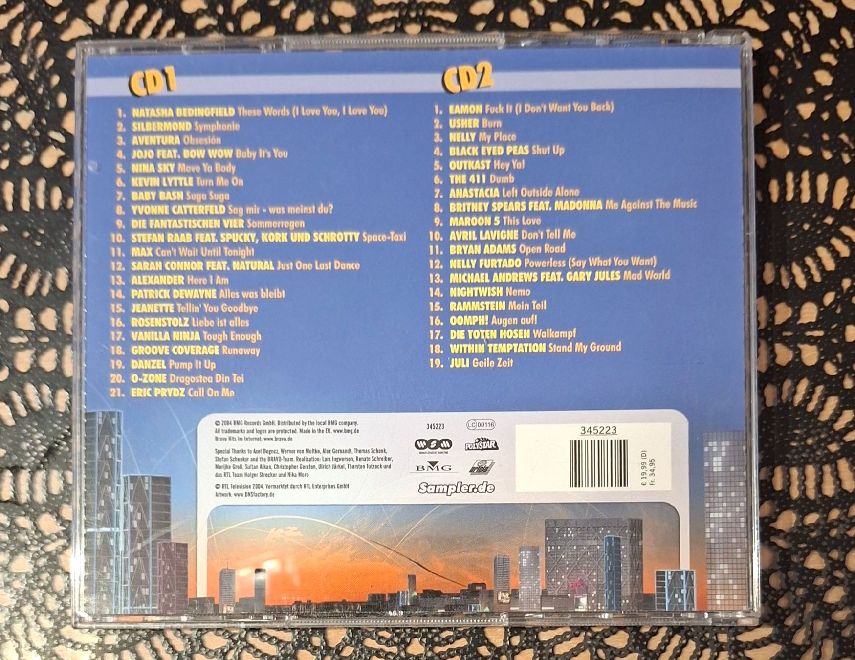 CD: Bravo Hits - The Hits 2004, 2CD Hit Compilation Sampler 2004 – Usato da Amriswil venduto da Celini3 1