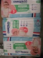 Couches CARRYBOO NATURE Taille 3 (4-9kg) 3 paquets