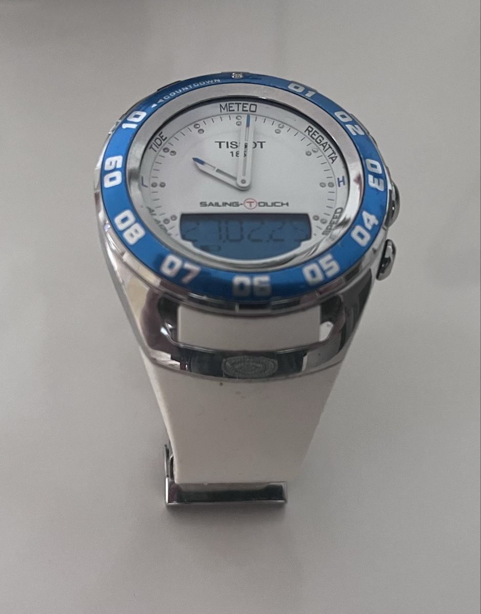 Tissot Orologi: Tissot Sailing-touch mit 19 Diamanten – Usato da Adliswil venduto da Eseestern 1