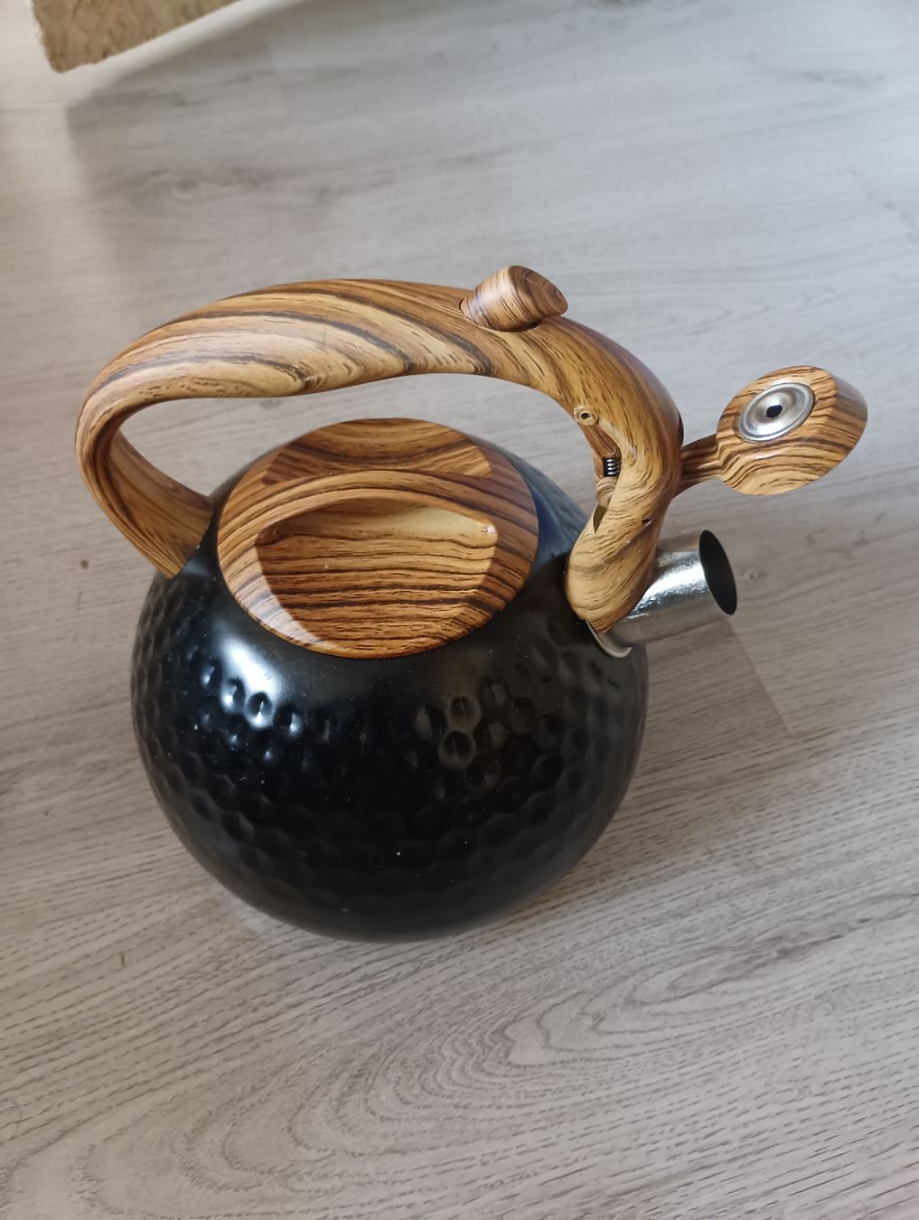 Küchengeräte: Kettle black wood effect handle used – Gebraucht aus Dietikon von isa_pz9m 1