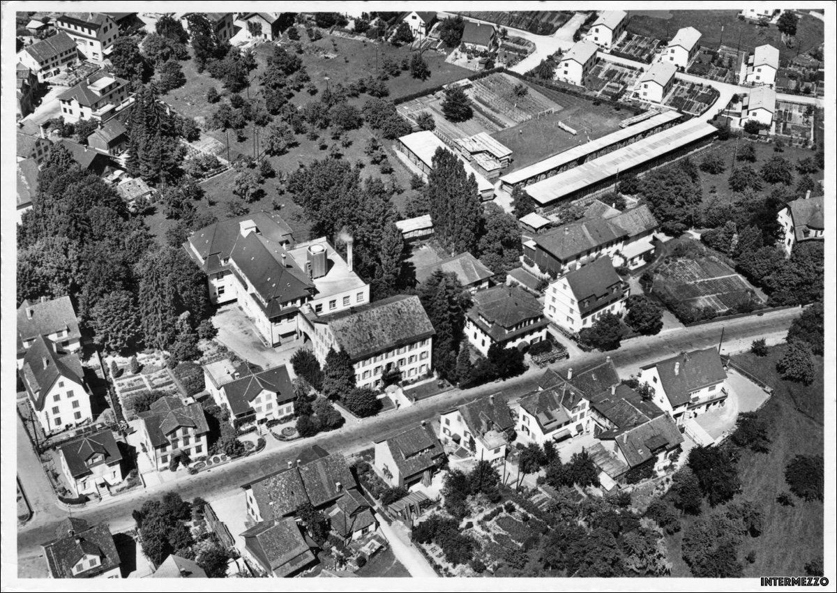 Cartes postales: Amriswil SG // Arbeitsheim 1954 Luftbild – D'occasion à Basel par intermezzo12