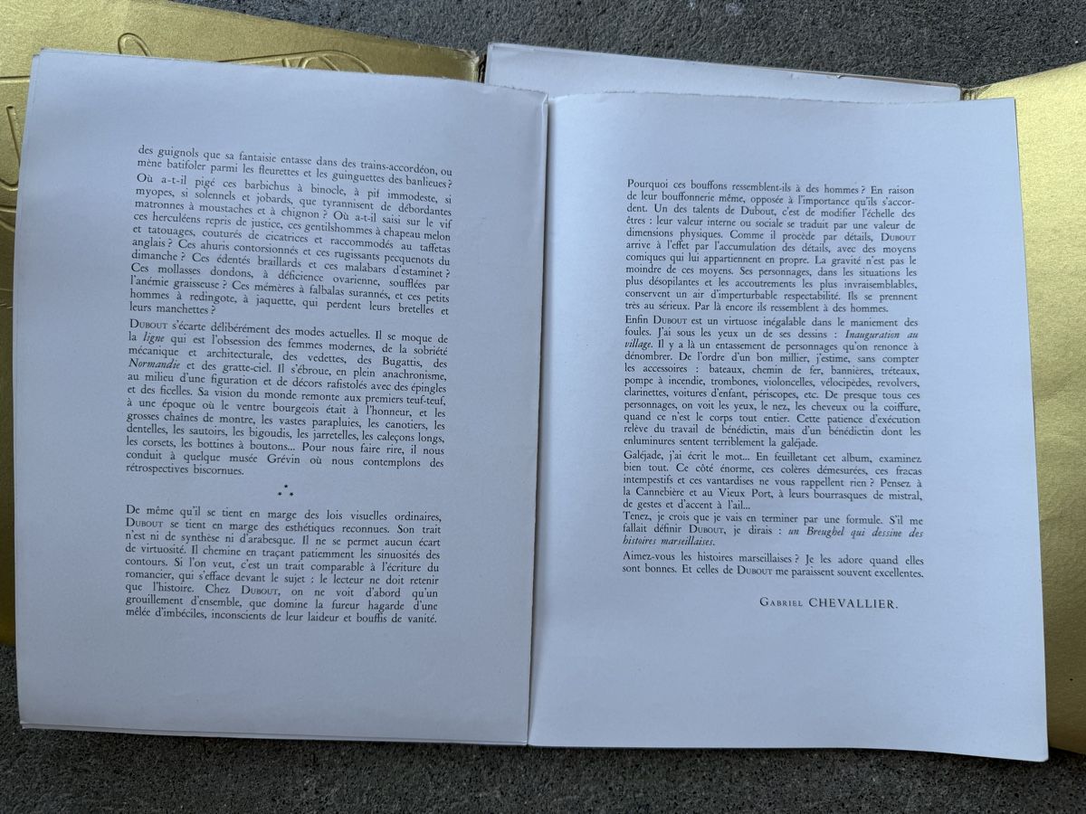Bücher: Mappe DUBOUT Préfas du Gabriel Chevallier 1944 – Gebraucht aus Konolfingen von petzipetz 4