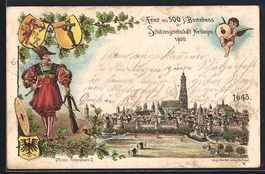 Ganzsache PP15 C25 /02: Nördlingen, 500