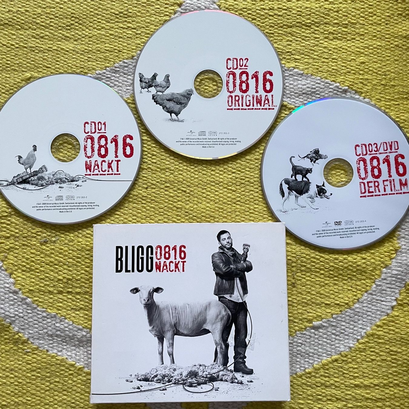 CD: BLIGG-2CD+DVD BOX SET 0816 NACKT (DIGIPACK) – Usato da Rorschacherberg venduto da CD-Roli