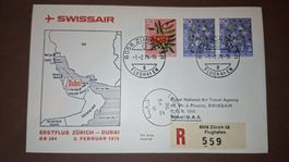 Swissair Zürich - Dubai 02.02.1976