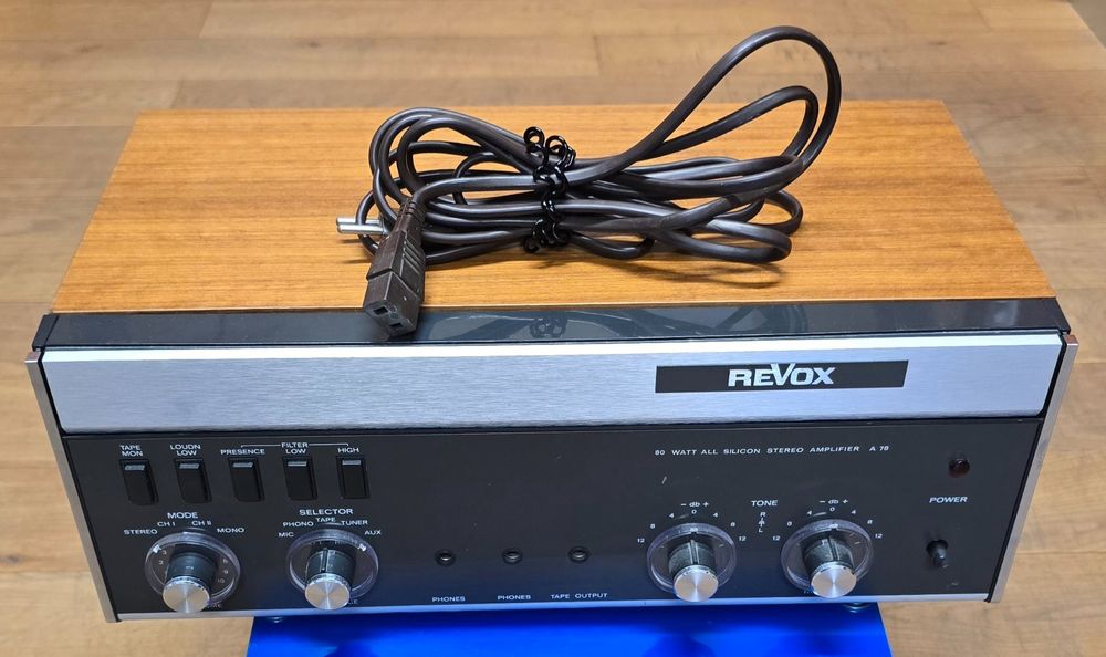 Amplificateur Revox A78 Verstärker - Occasion, Fonctionnel, Marque Suisse