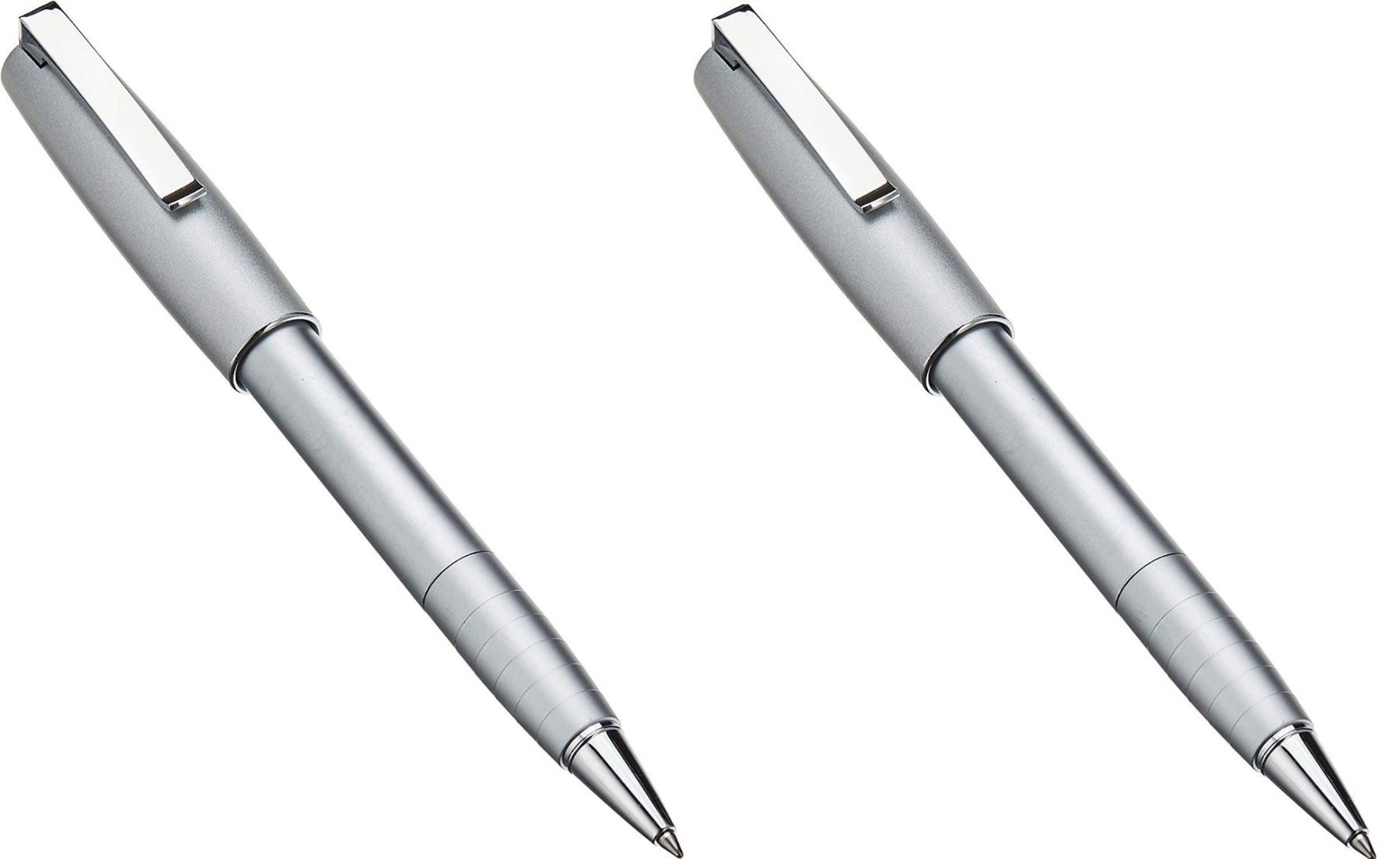 Penna & Evidenziatori: Faber Castell Loom Tintenroller Silber 2 Stück – Nuovo e nell'imballaggio originale da Kreuzlingen venduto da as2_52nm