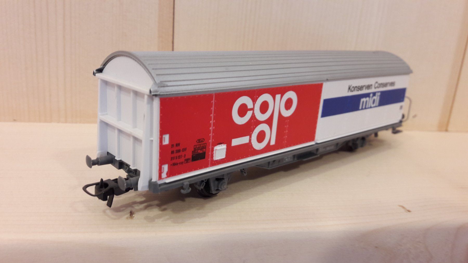 Roco Modellini di ferrovie: Roco HO DC : CFF wagon Hbis "COOP-midi" – Usato da Buttes venduto da Cafe2005 5
