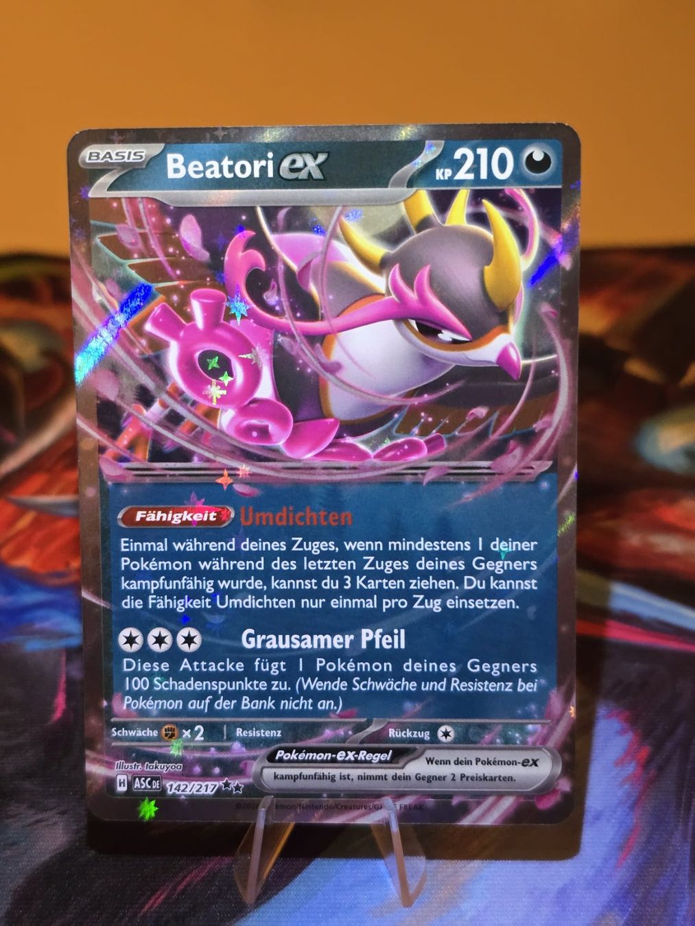 Pokémon Sammelbilder & Trading cards: Beatori ex (ASC 142) – Gebraucht aus Lenzburg von AkuyakuTCG