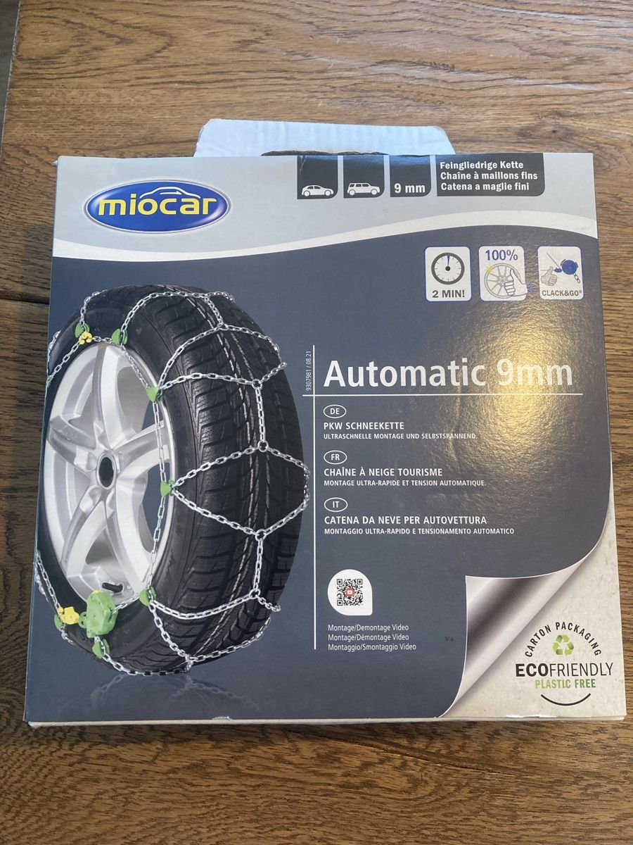 Catene da neve: Miocar Automatic PKW Schneekette 9mm – Nuovo e nell'imballaggio originale da Küssnacht am Rigi venduto da Ebikoner