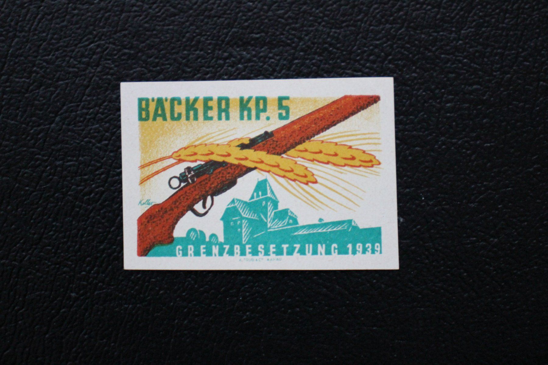 Tutti i francobolli: BÄCKER KP. 5 GRENZBESETZUNG 1939 – Usato da Wiedlisbach venduto da Hrudolfo