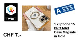 Iphone 15 Pro Max Cover - Magsafe in GOLD