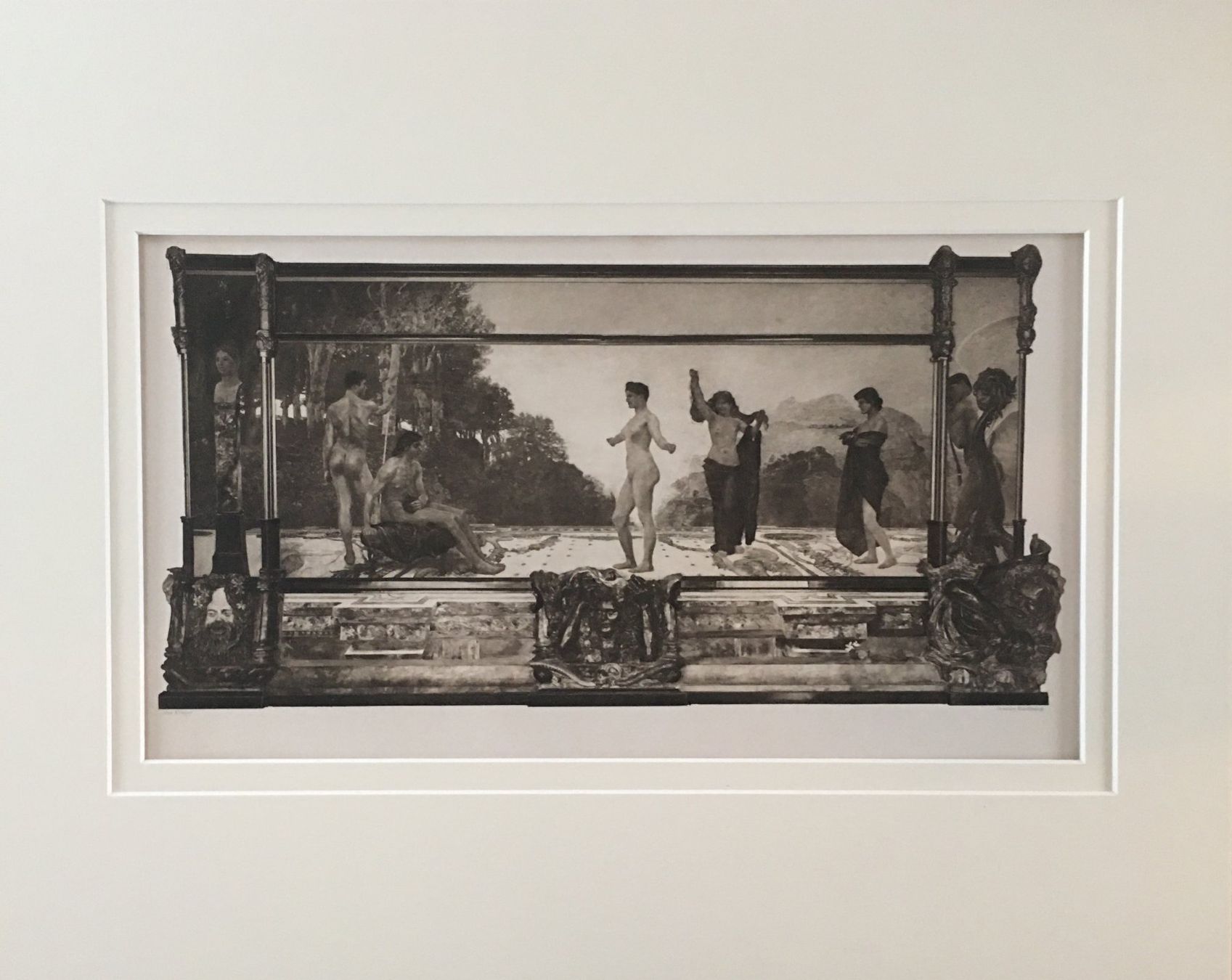 Grafica & Litografie: Max Klinger            "Das Urteil des Paris"  GRAVURE – Usato da Nennigkofen venduto da juhit