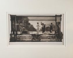 Max Klinger            "Das Urteil des Paris"  GRAVURE