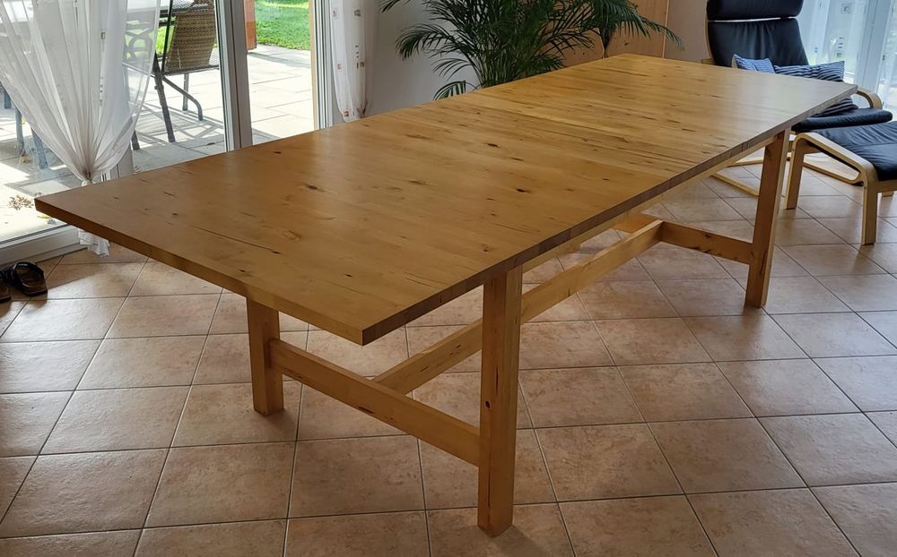 IKEA Esstisch NORDEN Ausziehbar 220 266 x 100, Höhe 75 cm Kaufen auf