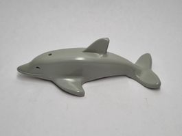 LEGO 6228b Light Gray Dolphin with Normal Connection