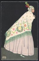 Künstler Mela Köhler: Dame mit bestick