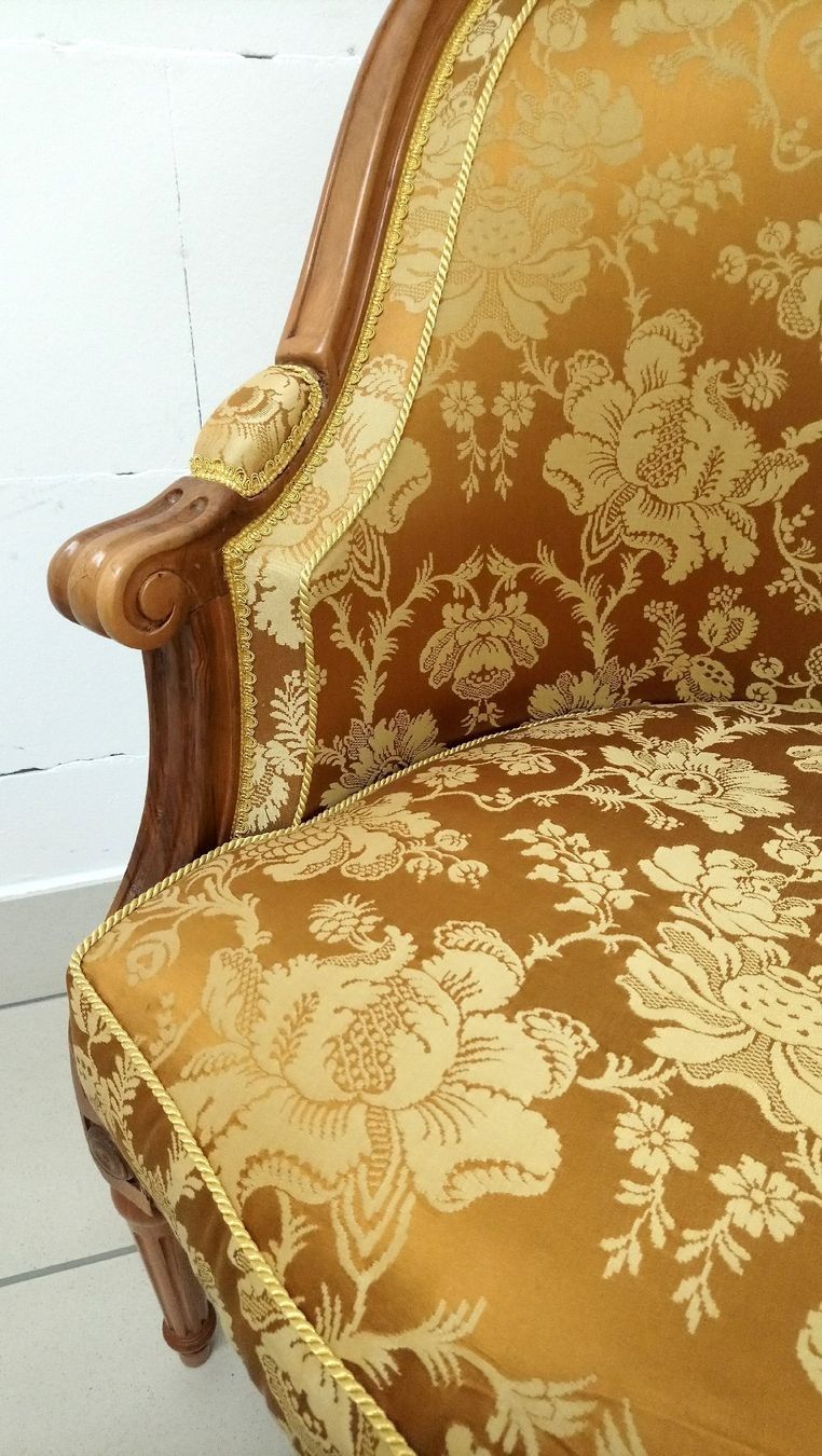 Poltrone: Bergère Transition/Louis XVI, 18e – Usato da Lausanne venduto da huitre01 2