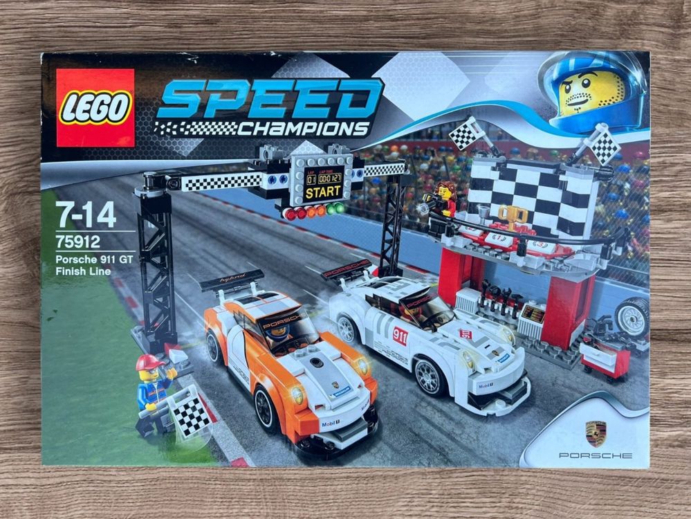 LEGO Speed Champions 75912 Porsche 911 GT Ziellinie - Neu (Neu und ...