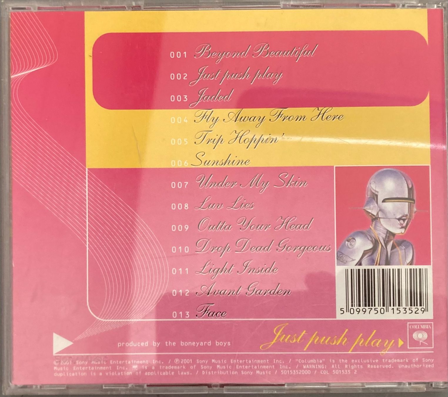 CDs: AEROSMITH - JUST PUSH PLAY – D'occasion à Poliez-Pittet par Newtown-Records 1