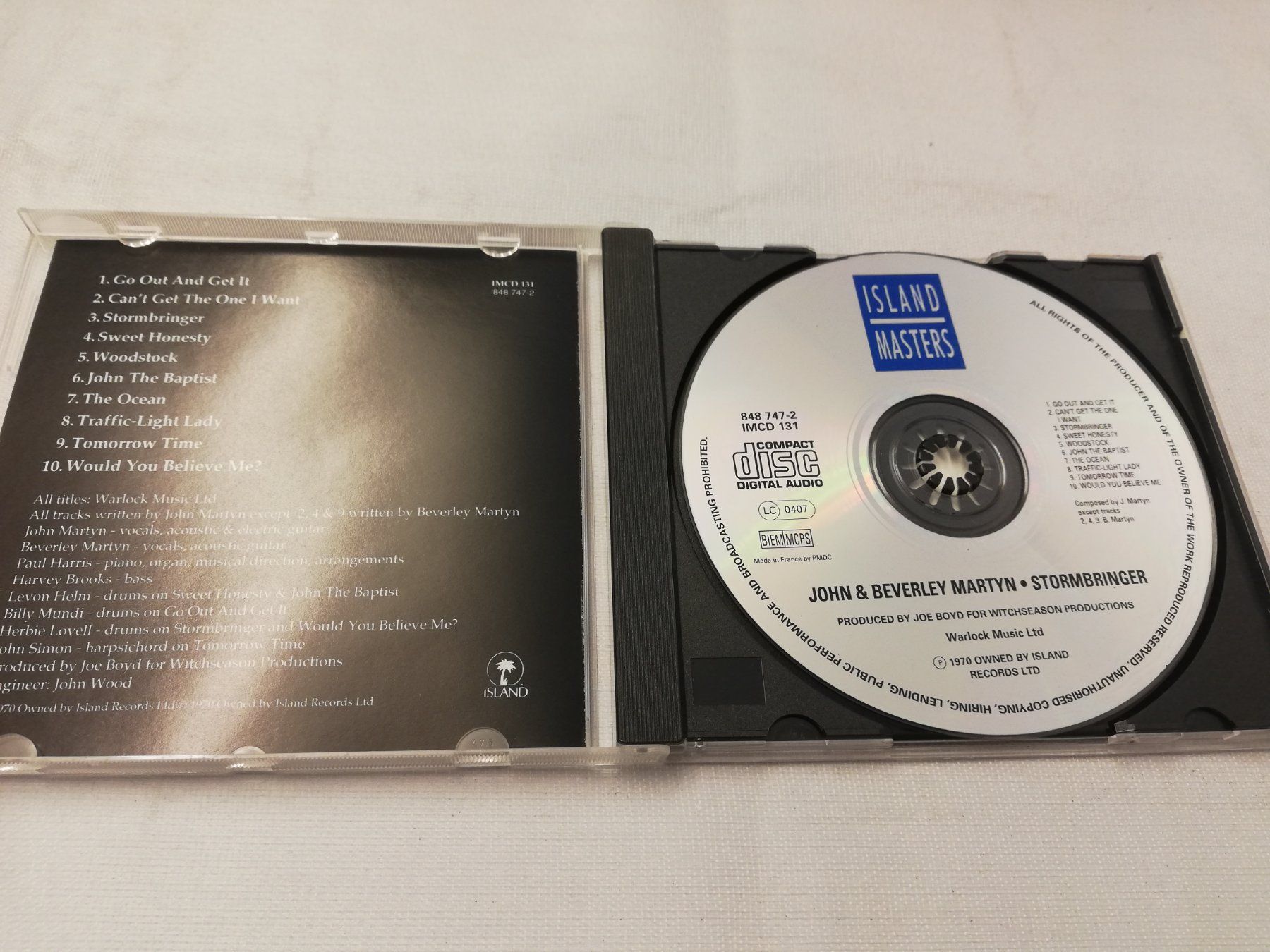 CD: JOHN & BEVERLEY MARTYN - STORMBRINGER – Usato da Bern venduto da Vinylsound.ch 2