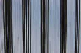 Fliegenvorhang Türvorhang TRENTO 1 weiss/grau 90x210cm