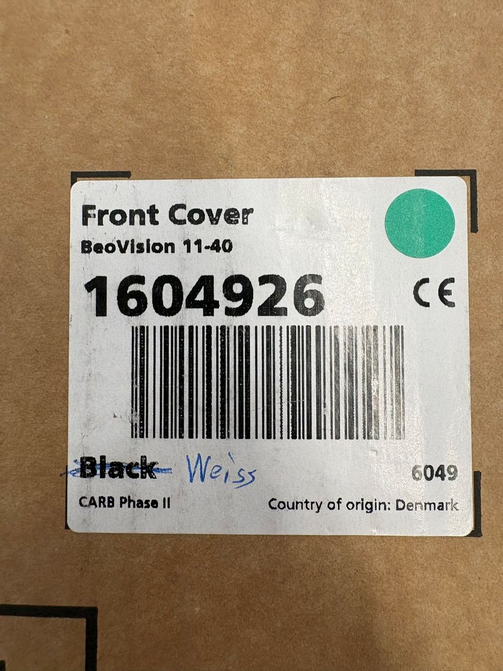 Bang & Olufsen Cover & Protezioni schermo: Front Cover BeoVision 11-40 Weiss – Usato da Hochdorf venduto da av-electronics 4