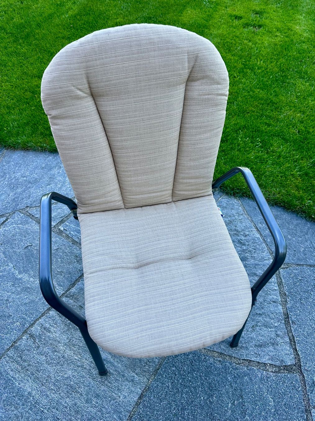 Hunn Set de table et chaises: Gartentisch rund mit 4 Stühlen, Metall anthrazit – D'occasion à Leissigen par lolo4053 4