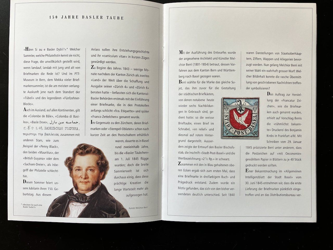 Alle Briefmarken: Basler Taube Souvenir 1995 – Gebraucht aus Nesslau von andi_hon 1