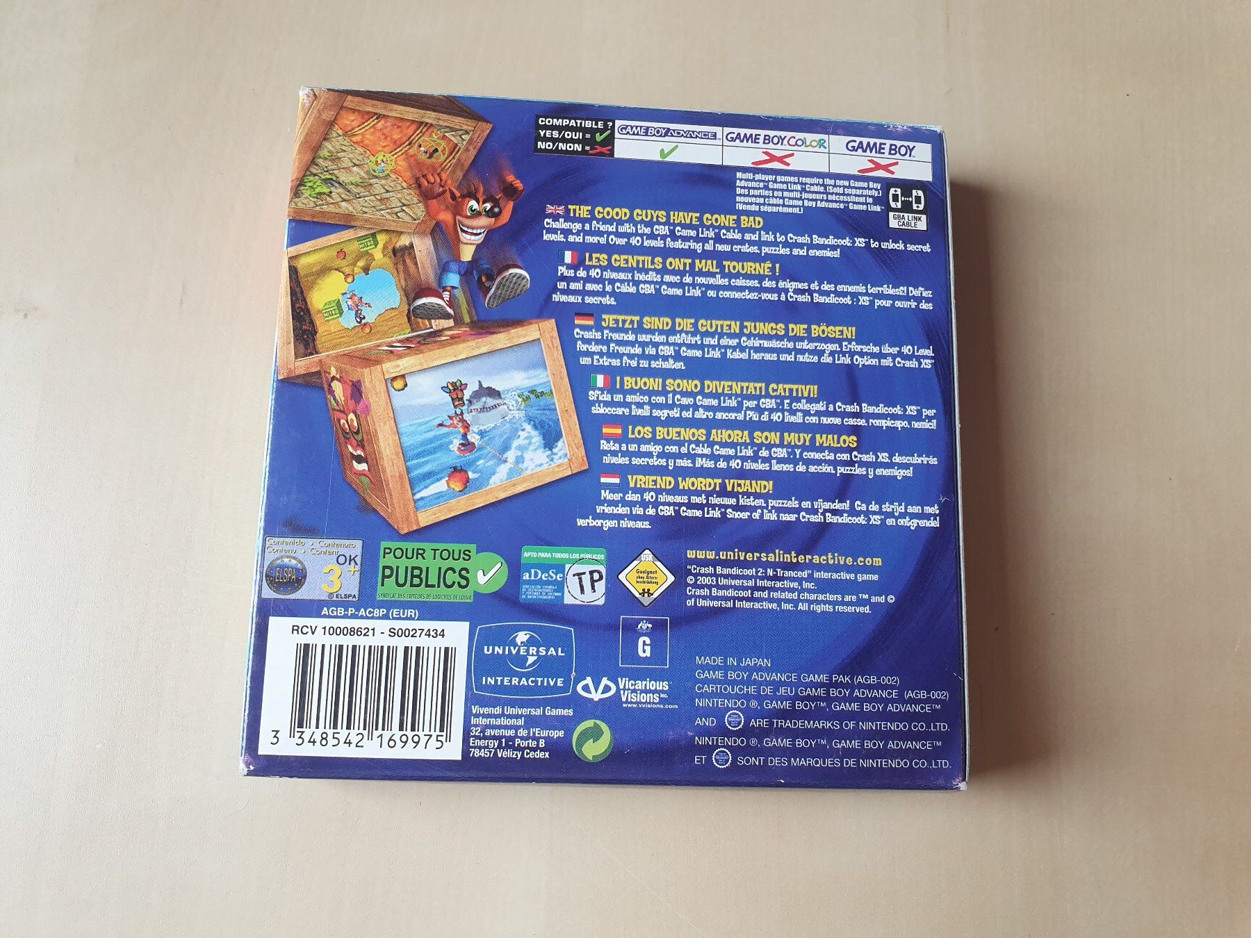 Nintendo Giochi: Crash Bandicoot 2 – Usato da Stansstad venduto da collectorsshop 1