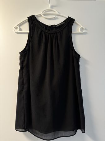Blusen-Top schwarz Zara Gr. XS