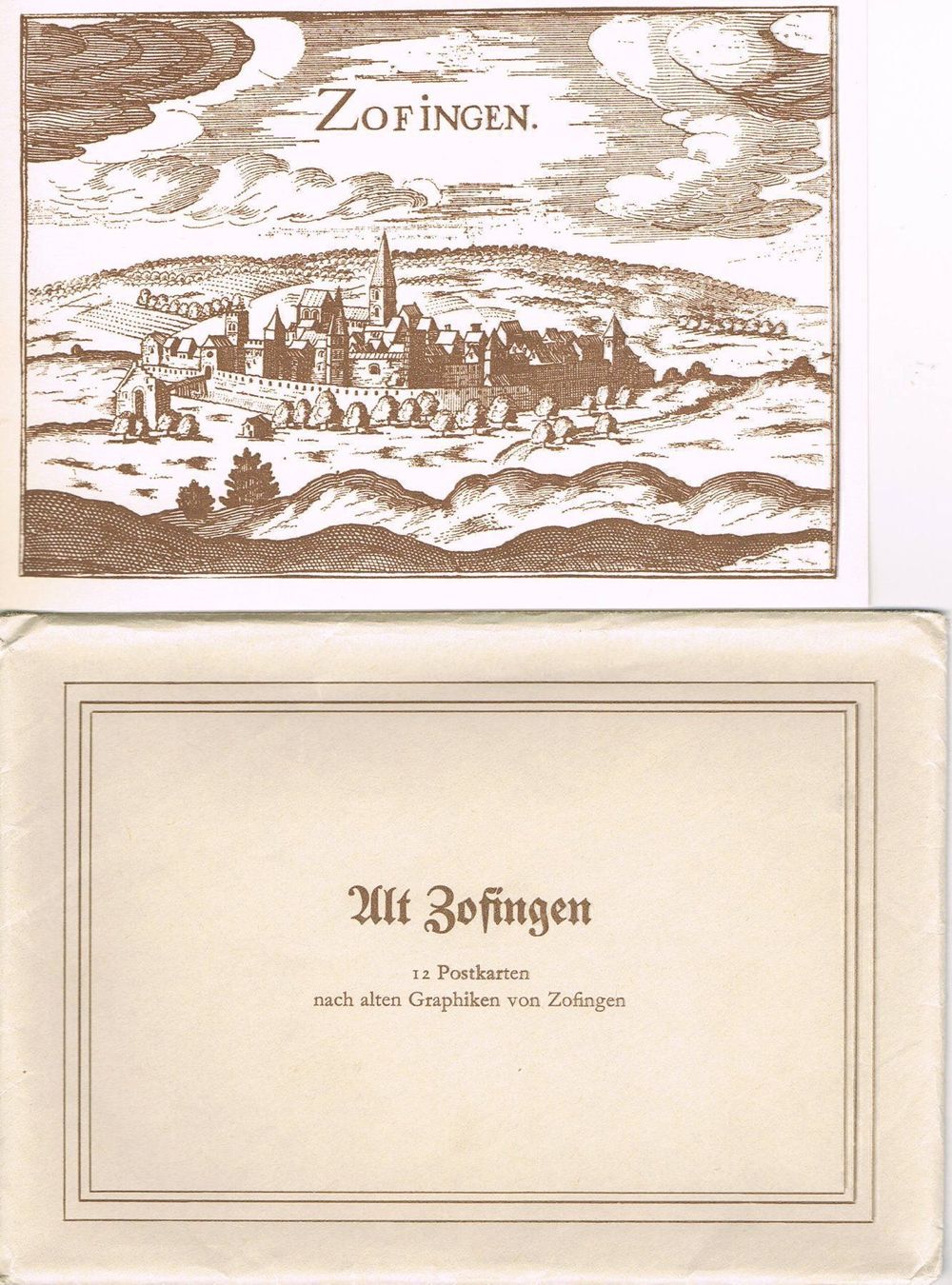 Cartoline postali: ALT ZOFINGEN Serie mit 12 AK – Usato da Buchs AG venduto da Baerfisch