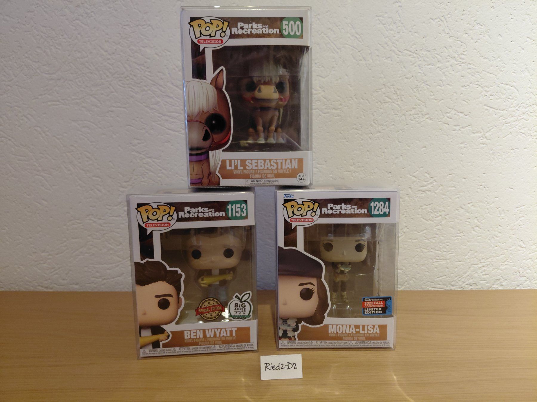 Funko Statuette: Funko Pop! Parks and Recreation x 3 – Usato da La Chaux-de-Fonds venduto da Ried2-D2