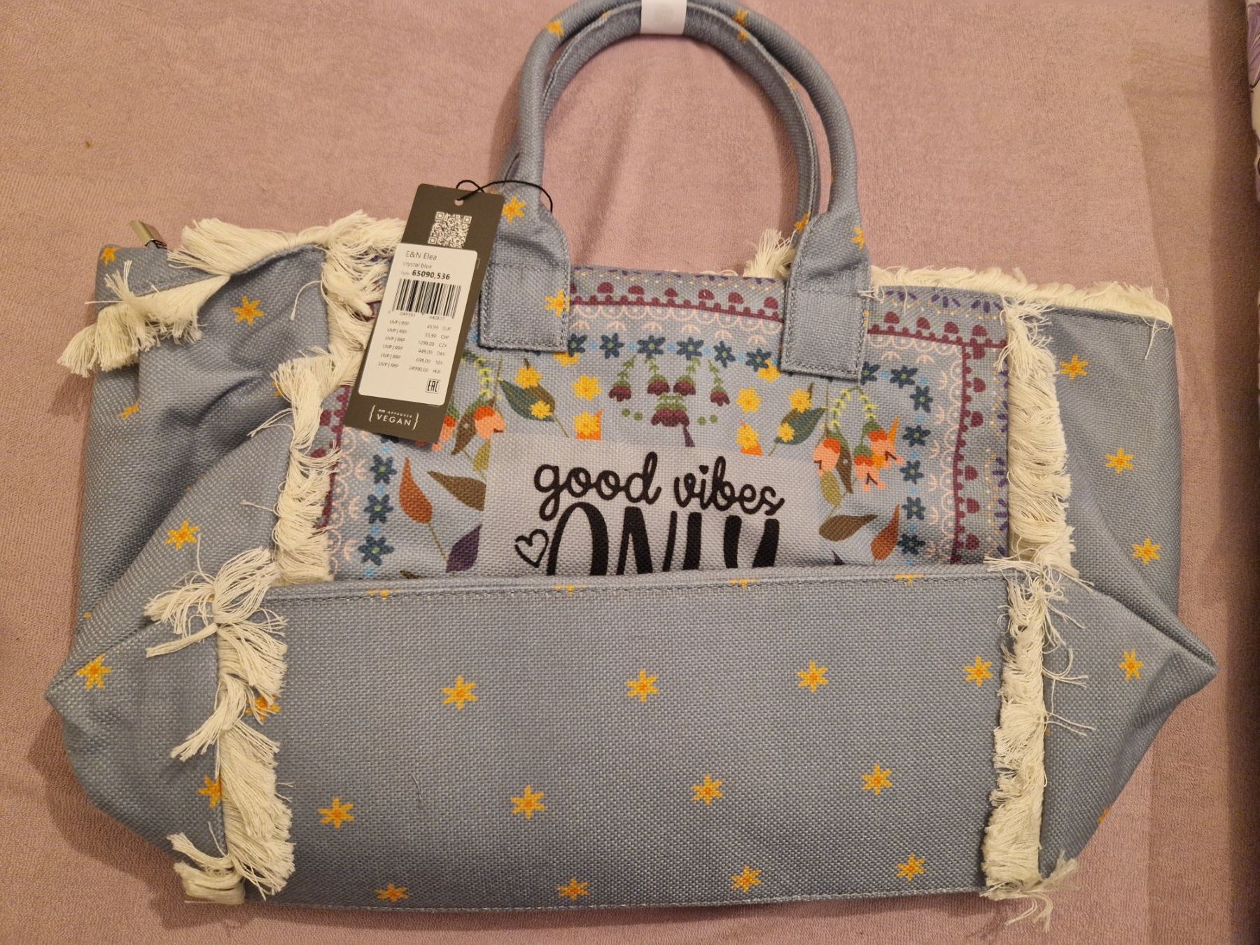 Borse da donna: Sommer Tasche "Emily & Noah" Neu mit Etikett Hellblau – Nuovo (secondo la descrizione) da Wettingen venduto da Dilan-Seher 1