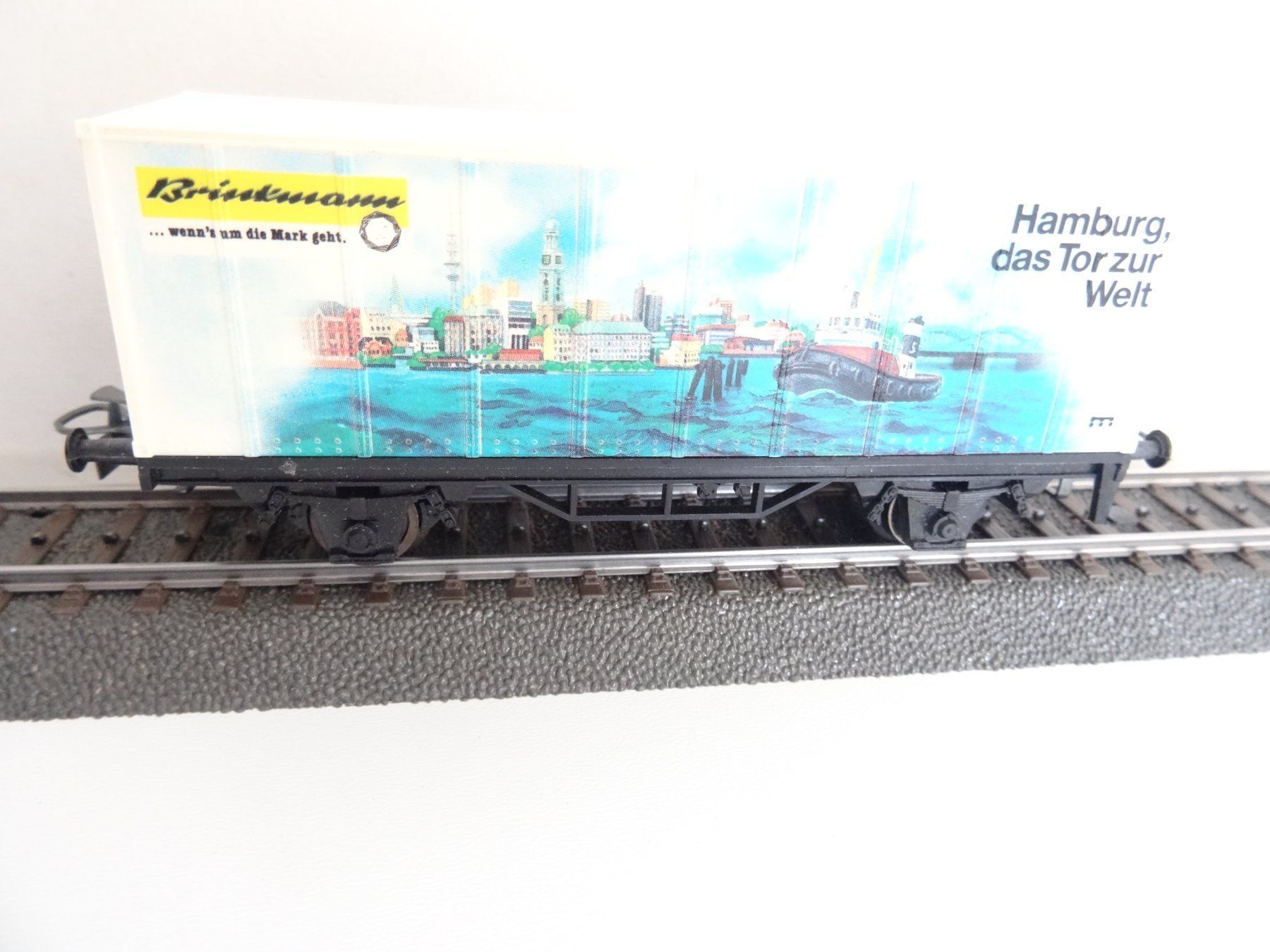 Märklin Modellini di ferrovie: Märklin H0 70043 DB Güterwagen mit Container – Usato da Hochdorf venduto da Teger02 3