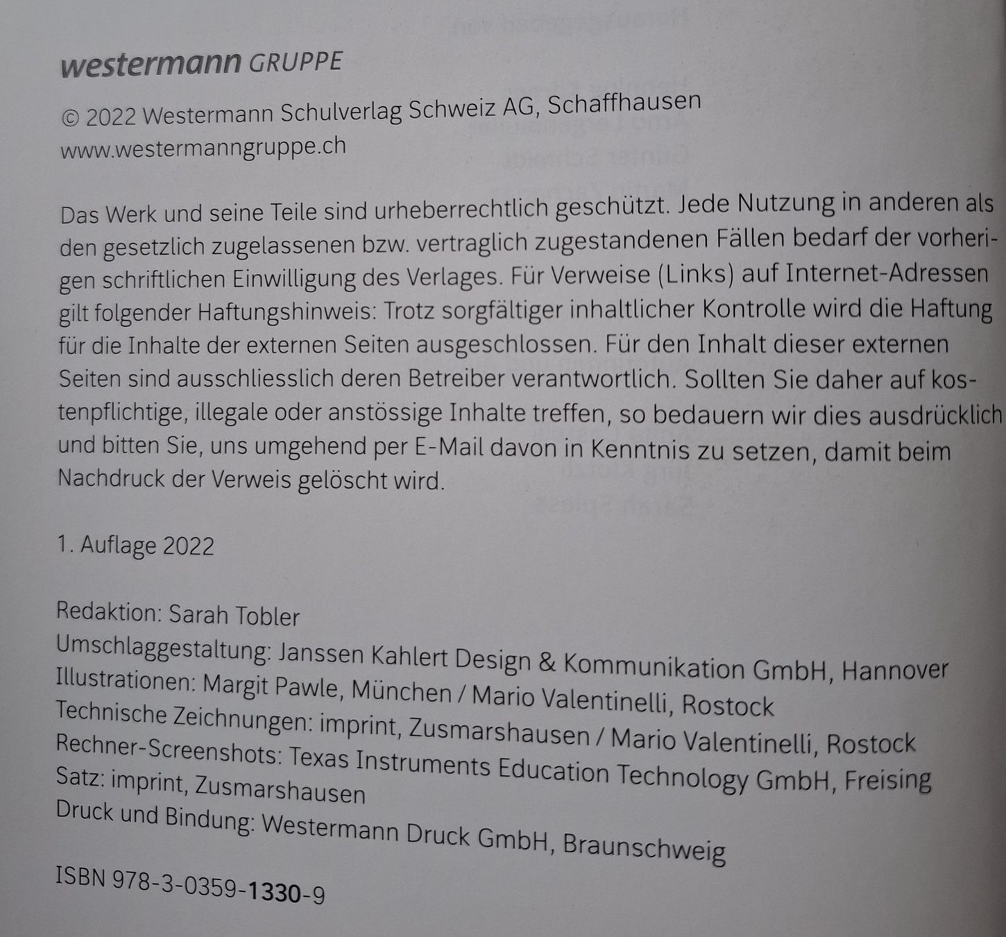Libri: Mathematik Neue Wege, Westermann – Usato da Wollerau venduto da Dansada 1
