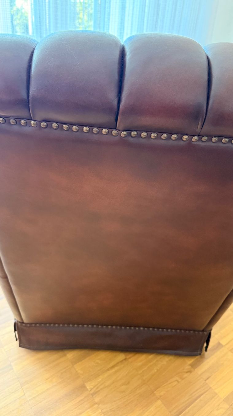 Sessel: Ledersessel braun Chesterfield – Gebraucht aus Wallisellen von lions009 4