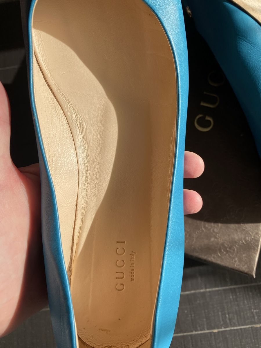 Gucci Scarpe da donna: Ballerines Gucci bleues T38 – Usato da Evilard venduto da sama06 2