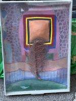 KELLER Lilly 1929-2018 Installation hinter Glas "Baum" sign