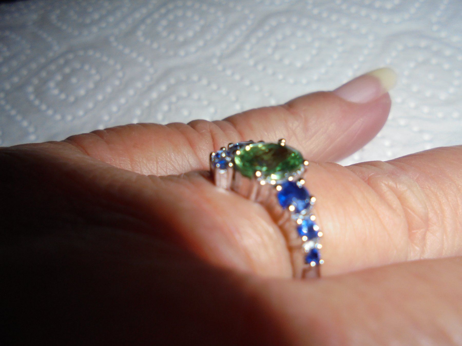 Anelli: Echtschmuck: Saphir-Silberring 925er (53) – Nuovo (secondo la descrizione) da Zuchwil venduto da maumauchi 4