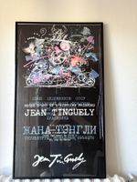 Plakat von JEAN TINGUELY 1991 Historie   CCCP FRIBOURG
