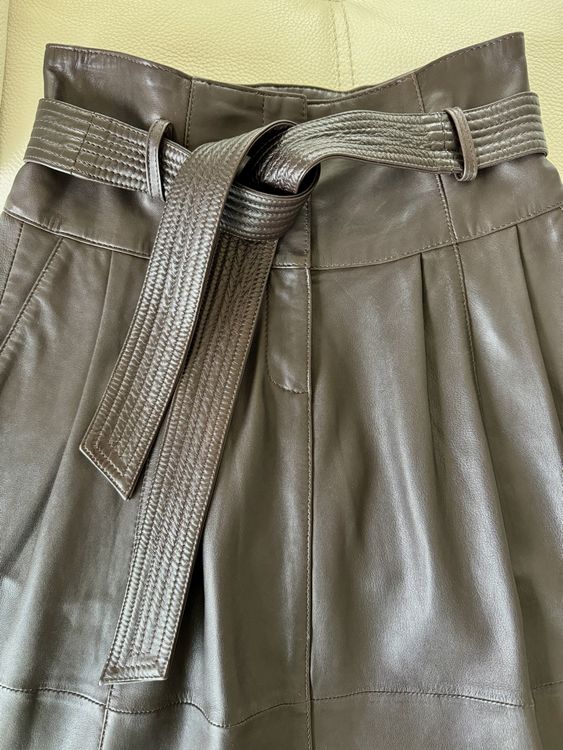 Massimo Dutti Gonne: MASSIMO DUTTI Brown Genuine Leather Skirt, Size S – Nuovo (secondo la descrizione) da Forch venduto da ele_9gsf 2