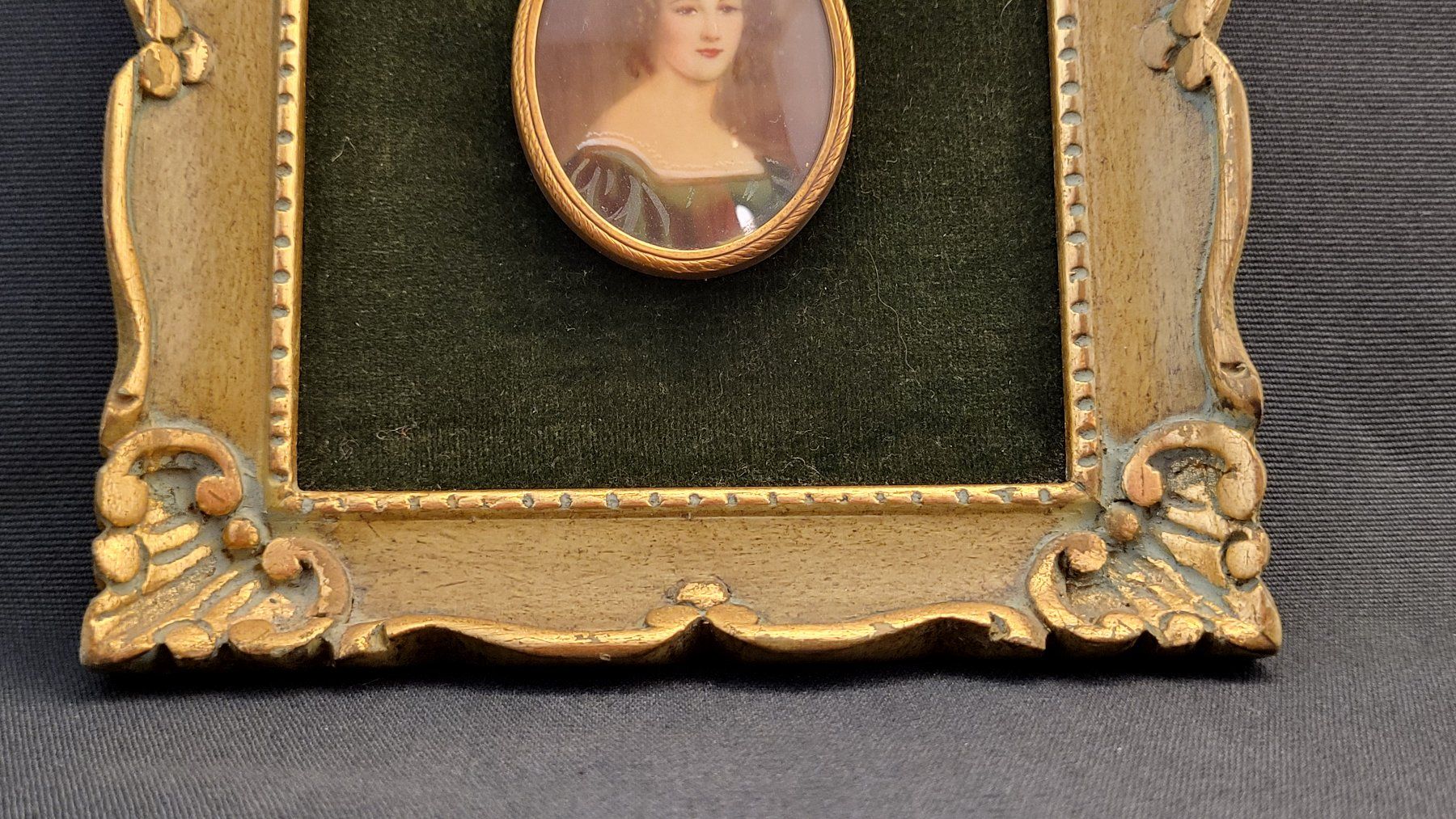 Gemälde: Miniatur-Bildli "Anna Hillmayer" – Gebraucht aus Basel von spinne02 3